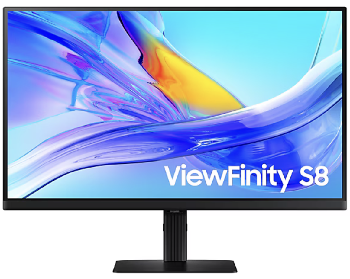 27" Монитор Samsung S27D804UAC, 3840x2160, 60 Гц, IPS, Black