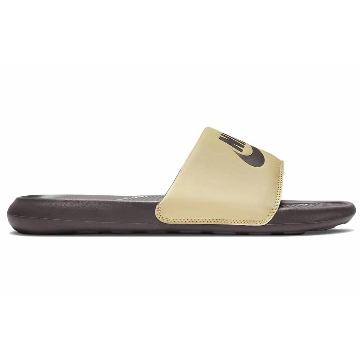 Шлёпанцы Nike Victori One Slide Wheat Grass Green/Baroque Brown