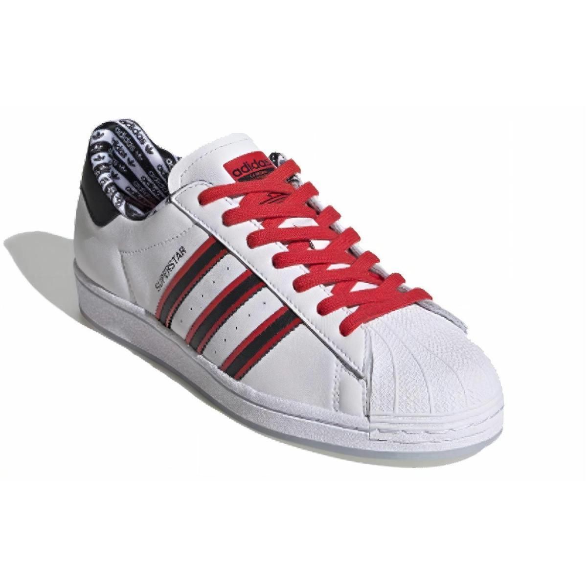 Кеды Adidas Originals Superstar White/Red