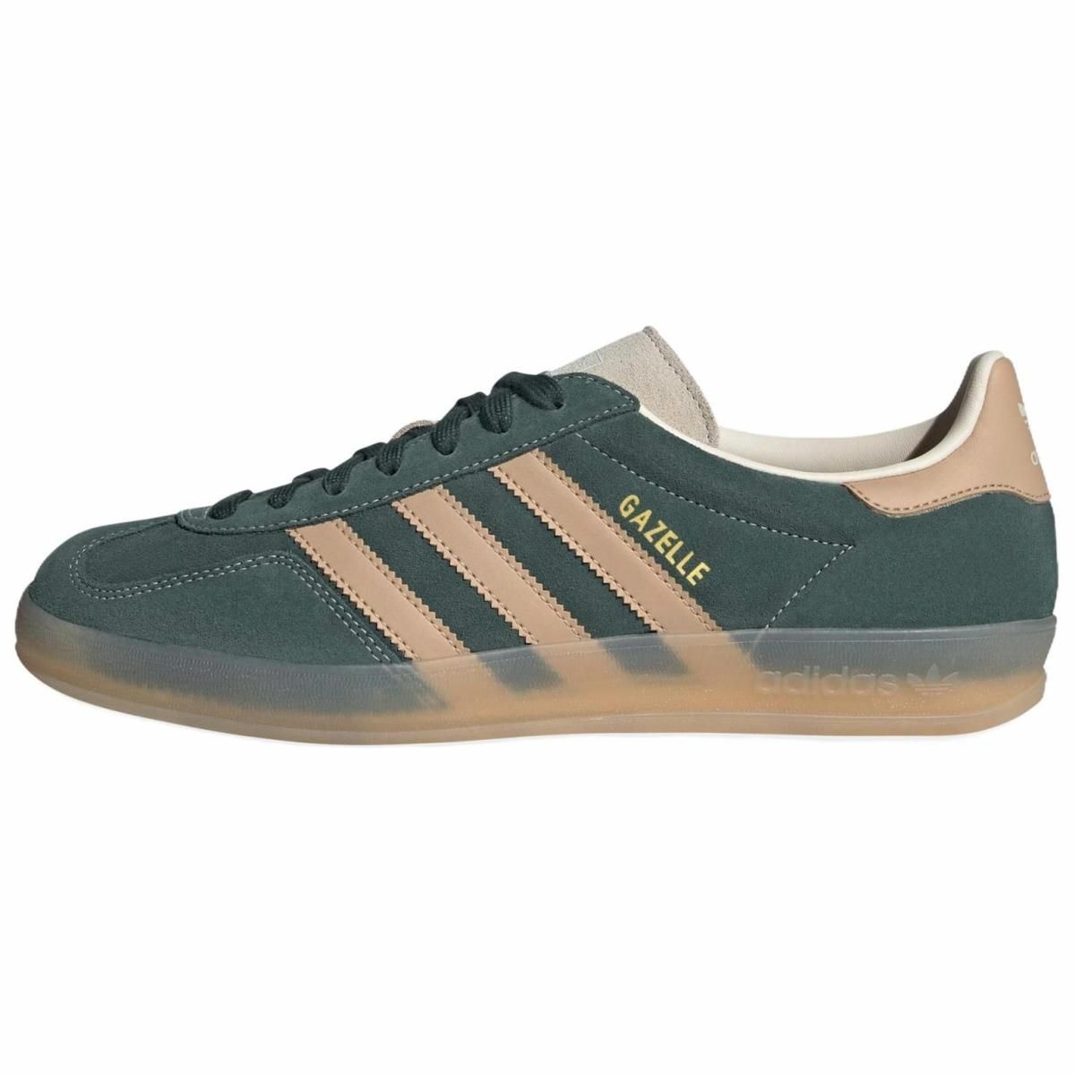 Мужские кроссовки Adidas Originals Gazelle Indoor Brown/Green