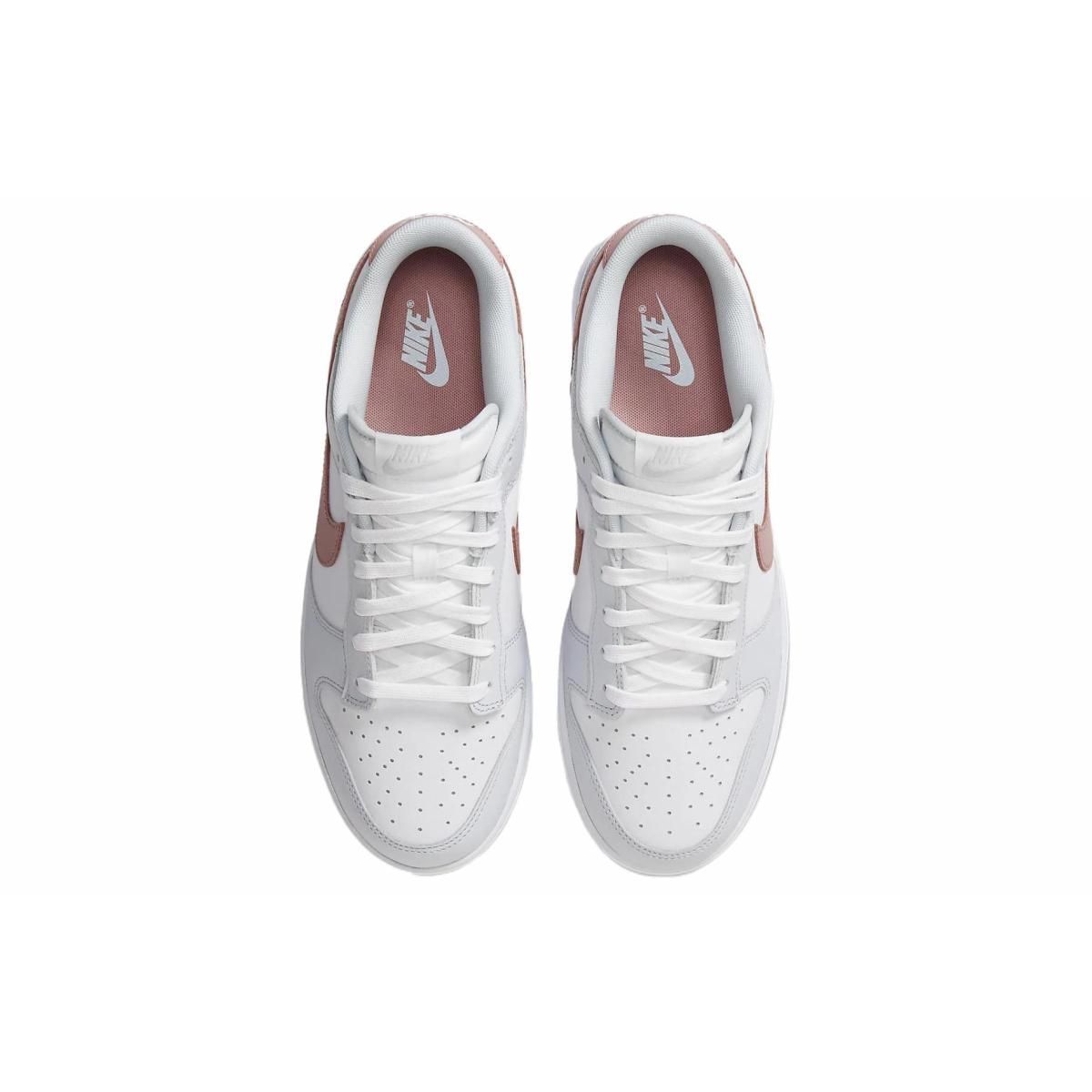 Кроссовки Nike Dunk Low White/Grey/Pink