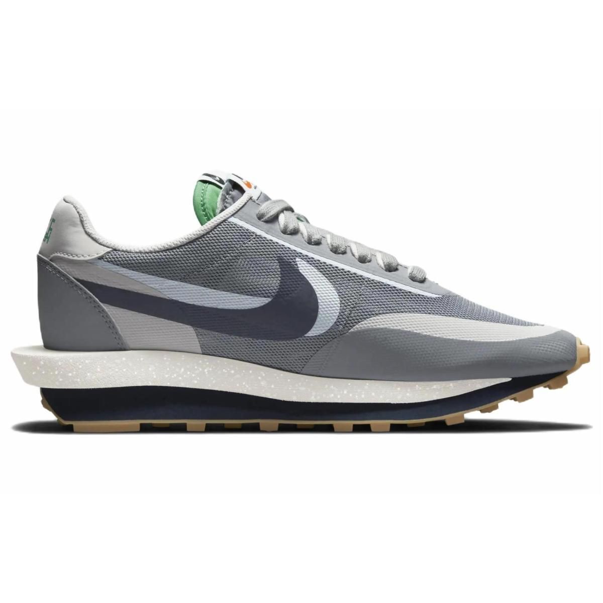 CLOT x Sacai x Nike LDWaffle "Kiss of Death 2.0 Cool Grey" (NTWRK Special Packaging)