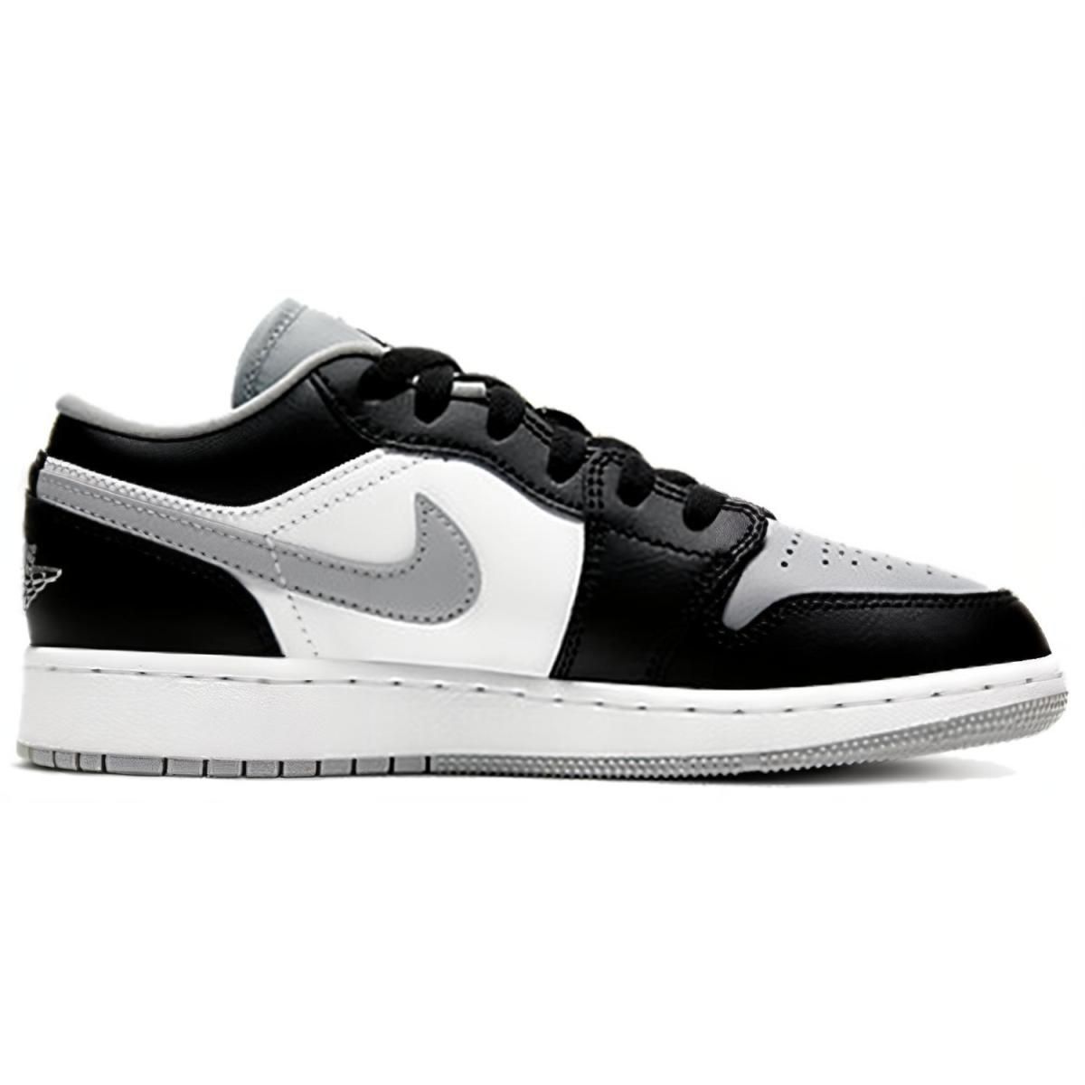 Подростковые кроссовки Air Jordan 1 Shadow Low "Grey Toe" GS