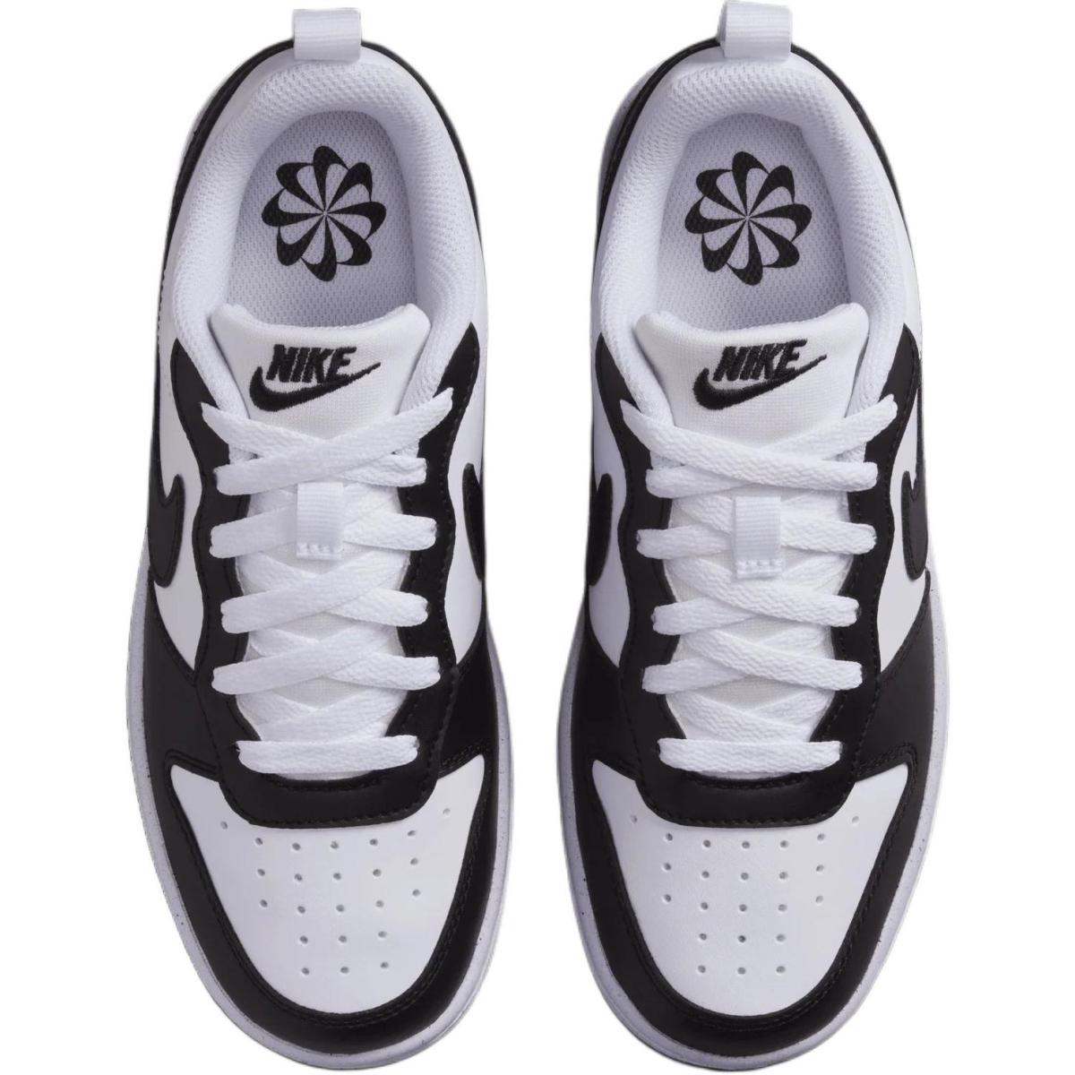 Подростковые кроссовки Nike Court Borough LOW Recraft White/Black GS