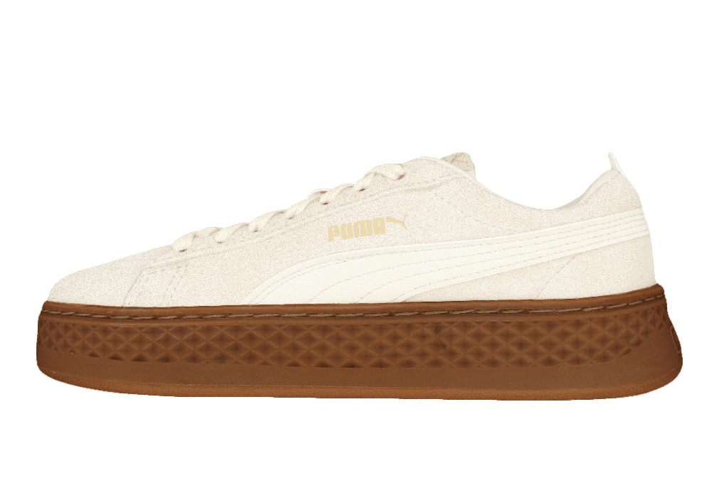 Женские кеды Puma Smash Platform SD Beige
