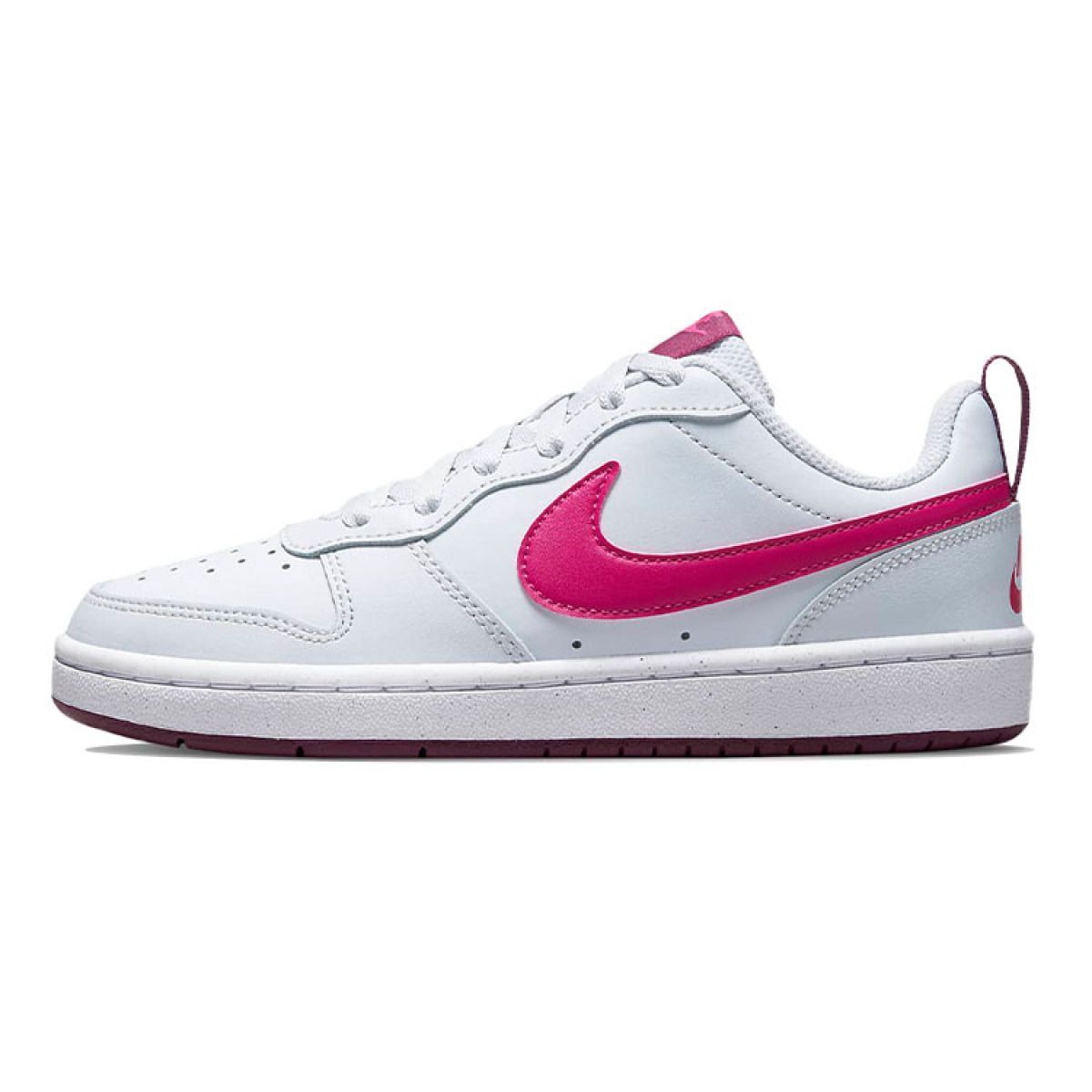 Подростковые Nike Court Borough Low 2 Pink/White GS
