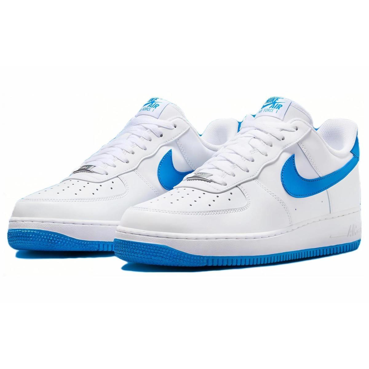 Мужские кроссовки Nike Air Force 1 White/Blue