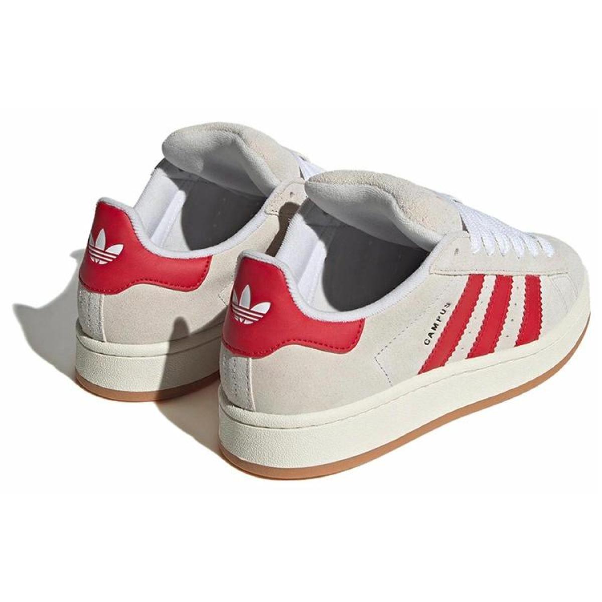 Женские кеды Adidas Originals Campus 00s Beige/Red