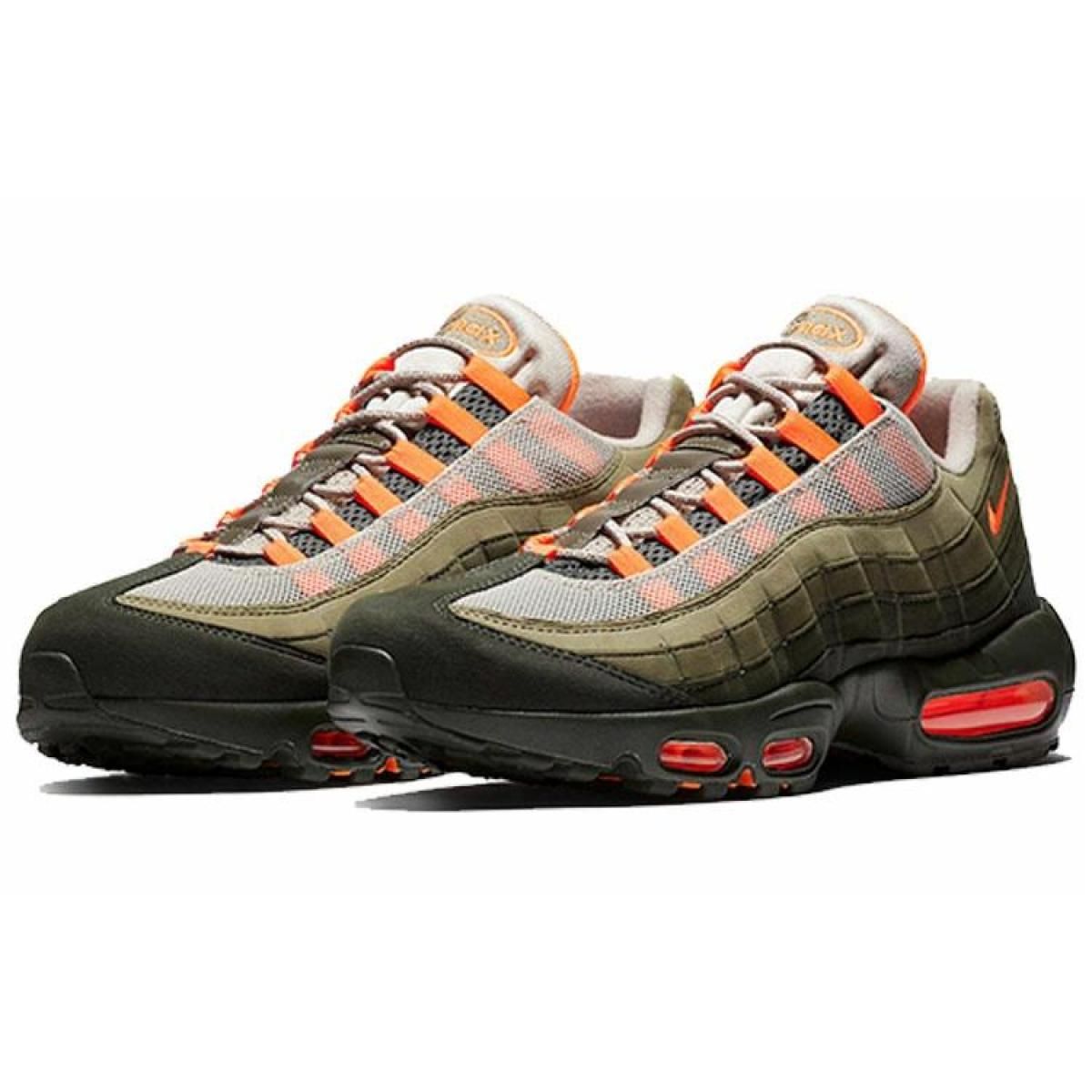 Кроссовки Nike Air Max 95 OG Neutral Olive/Total Orange Green