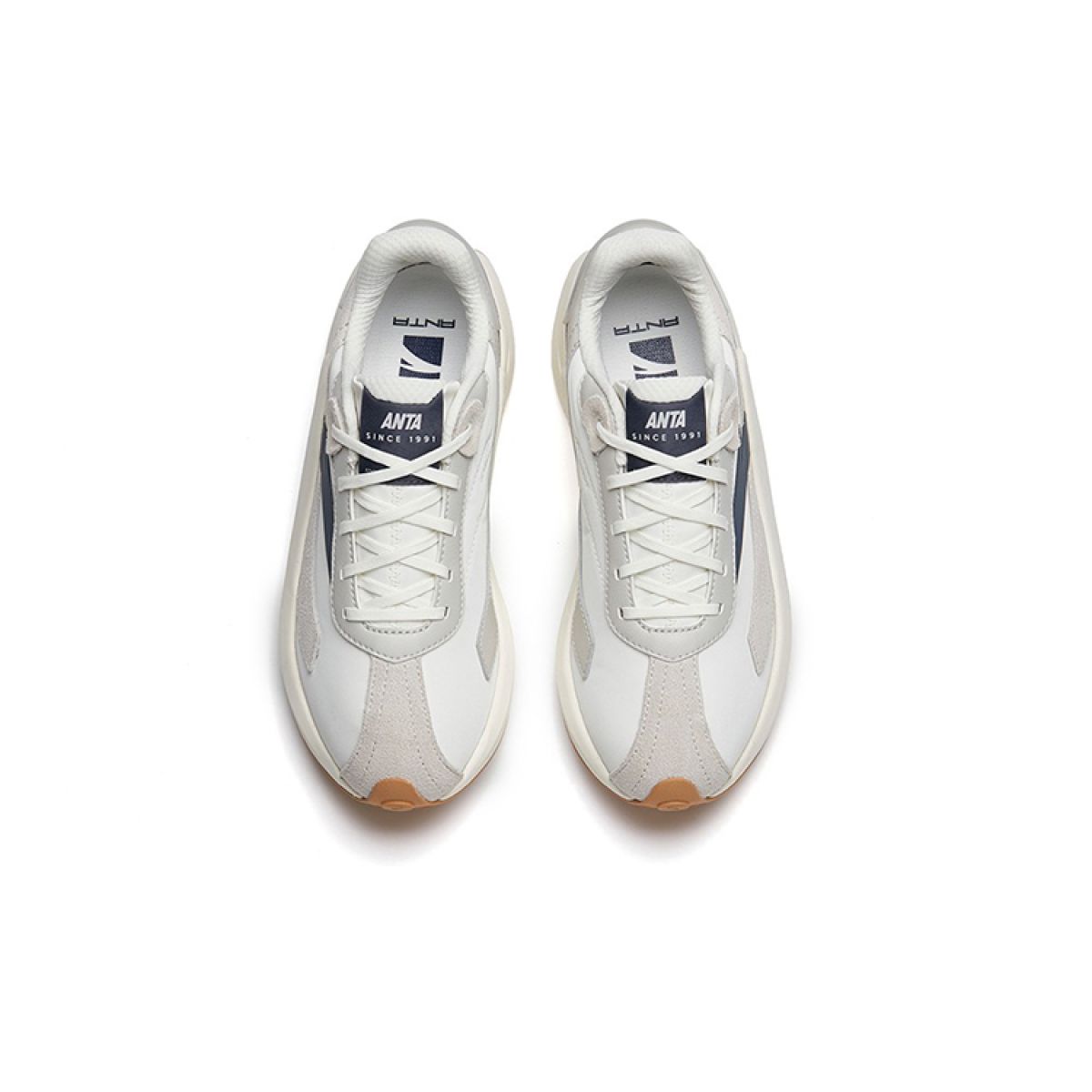 Женские кроссовки Anta Ice Sugar White/Grey/Blue/Brown