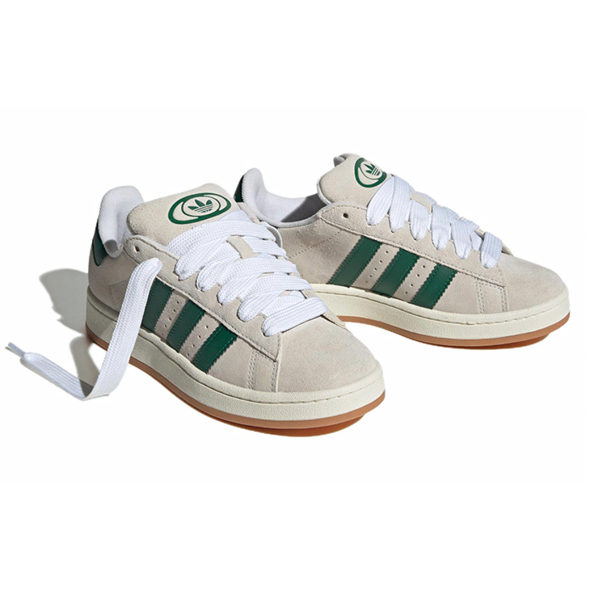 Женские кеды Adidas Originals Campus 00s W Beige/Green