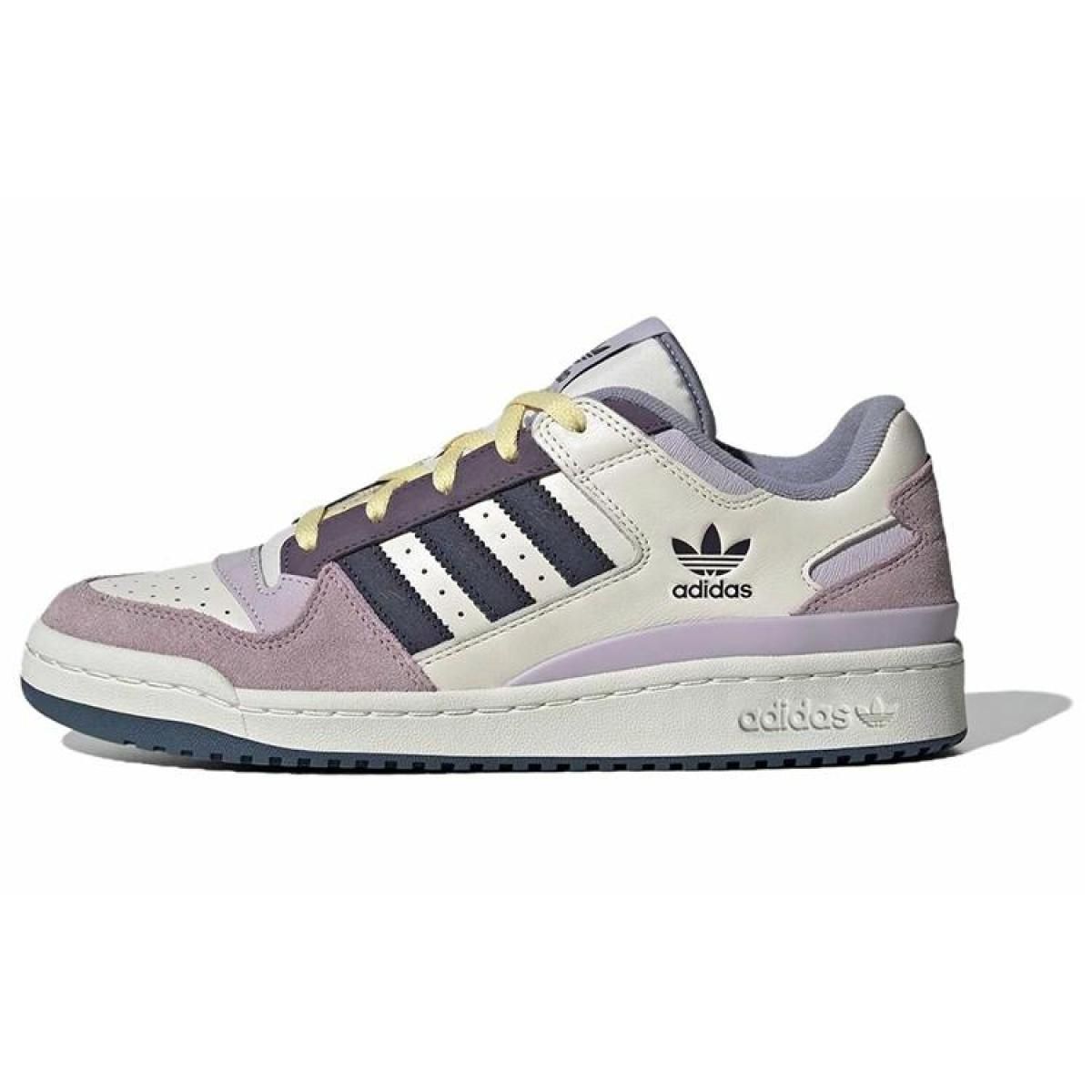 Женские кроссовки Adidas Originals Forum Low CL White/Purple