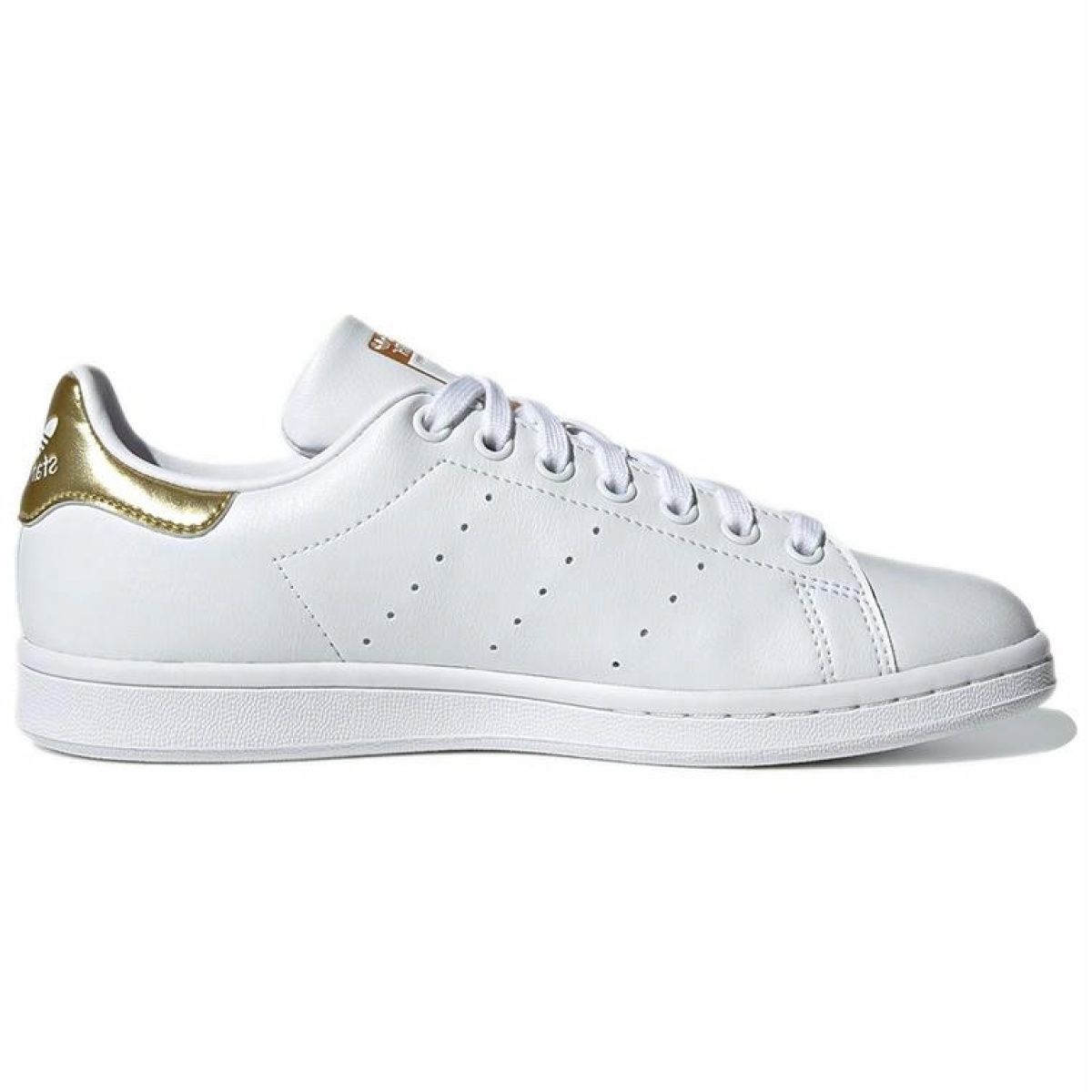 Женские кроссовки Adidas Originals Stan Smith White/Gold