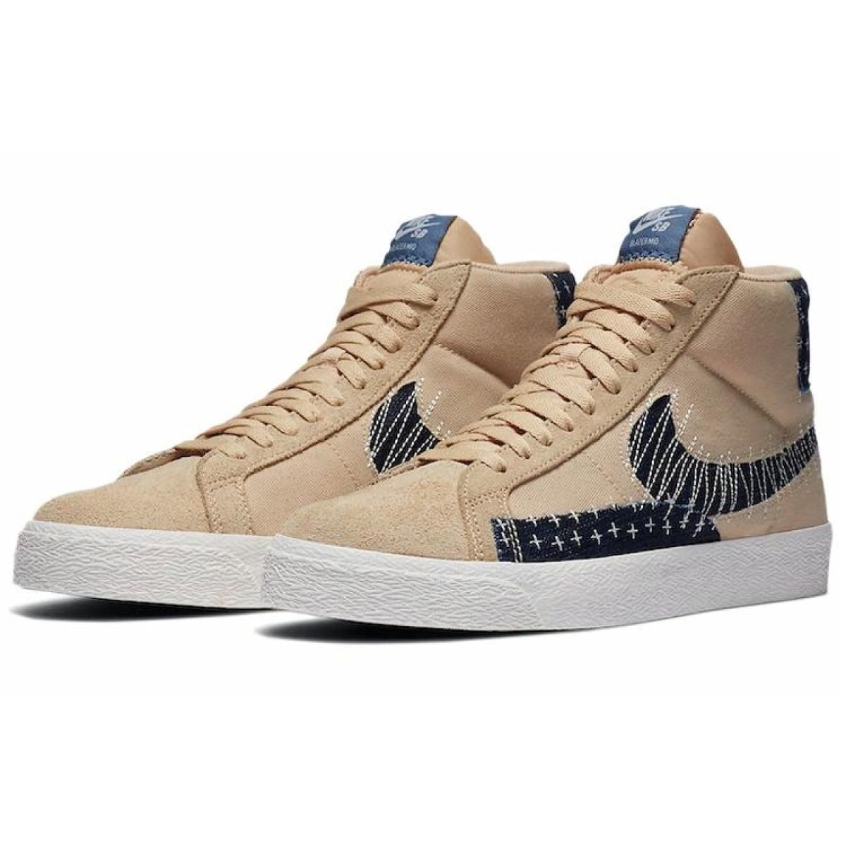 Кеды Nike Blazer SB Mid "Sashiko Sesame"