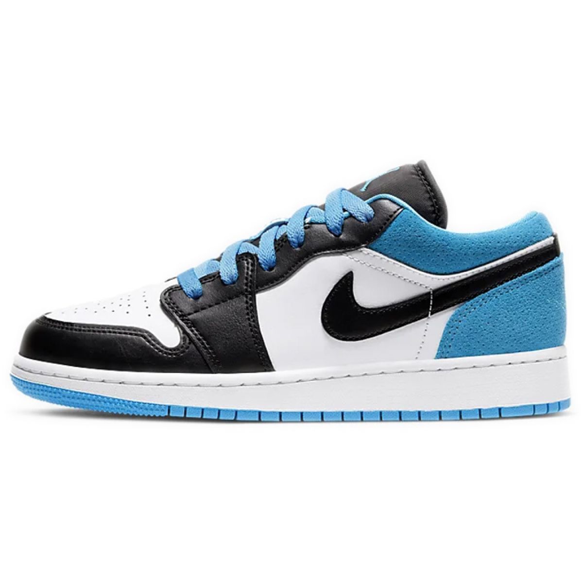 Подростковые кроссовки Jordan 1 Low "Laser Blue" GS