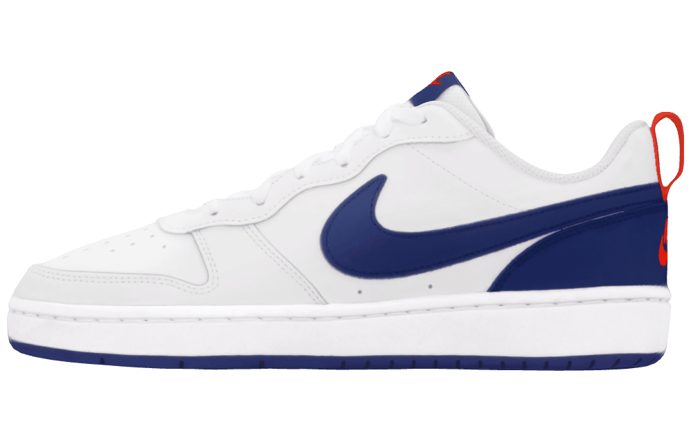 Подростковые кроссовки Nike Court Borough 2 Low White/Deep Royal GS