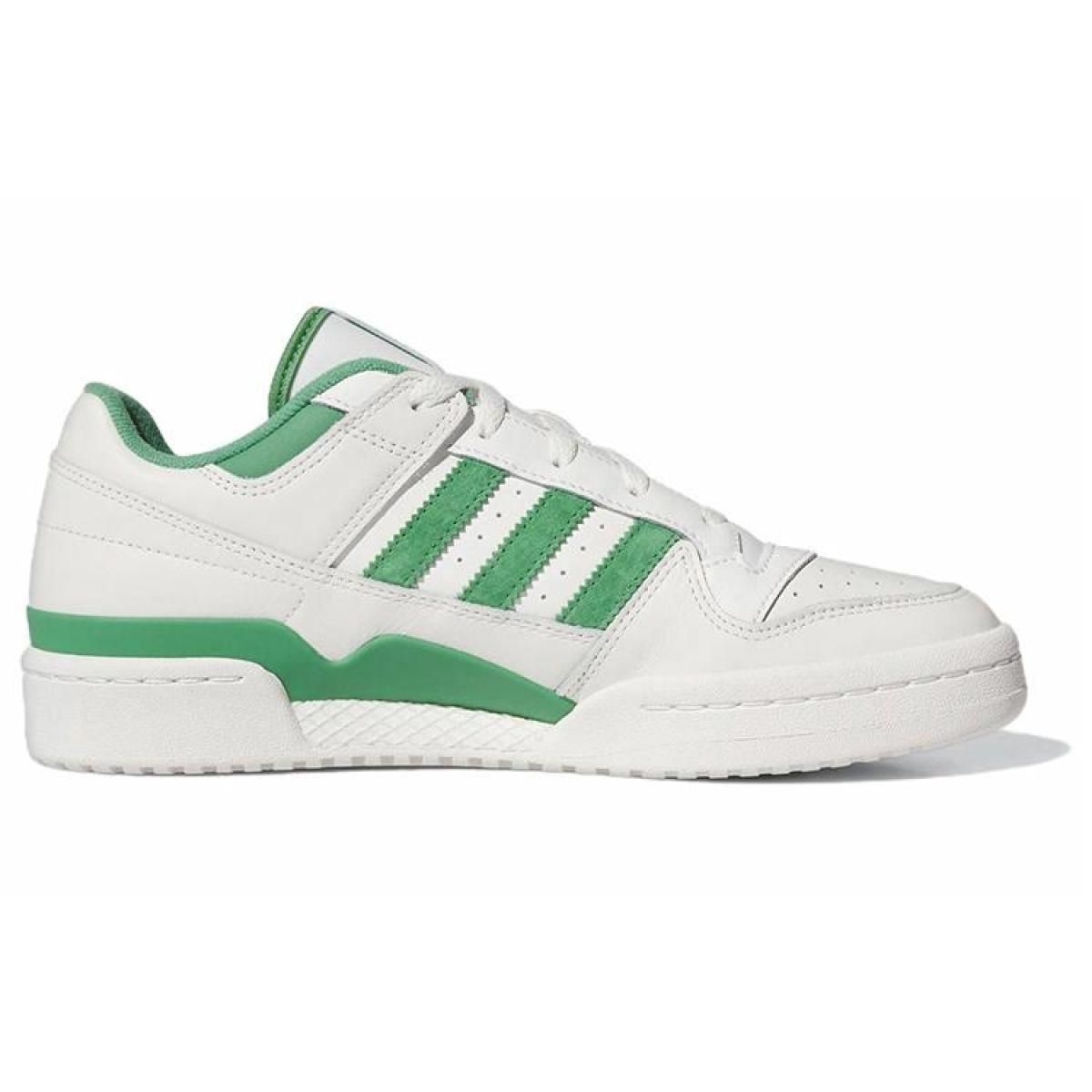 Кроссовки Adidas Originals Forum Low CL White/Green