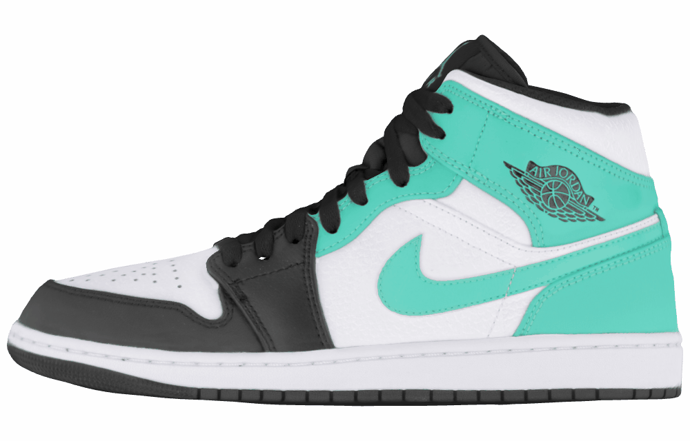 Кроссовки Jordan 1 Mid Tropical Twist Igloo