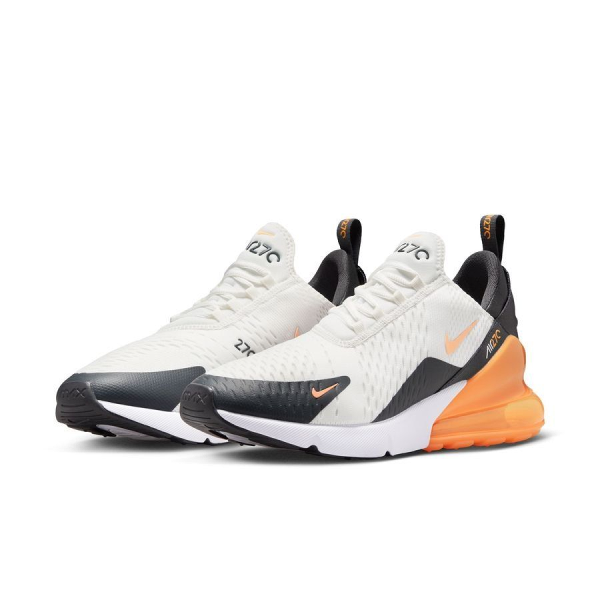 Мужские кроссовки Nike Air Max 270 White/Black/Orange