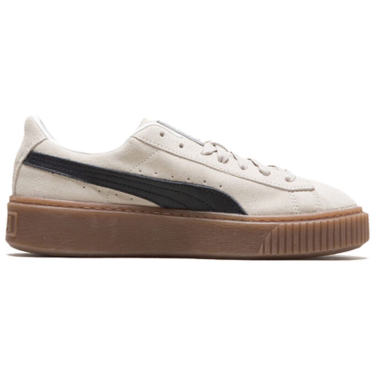 Женские кроссовки Puma Suede White/Black