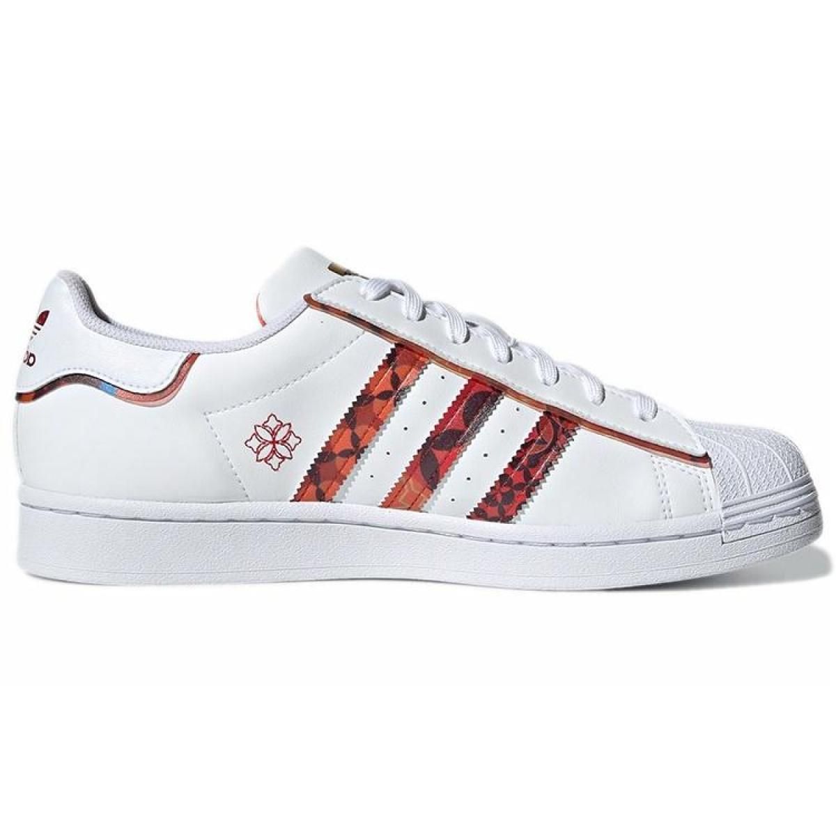 Кроссовки Adidas originals Superstar White/Red