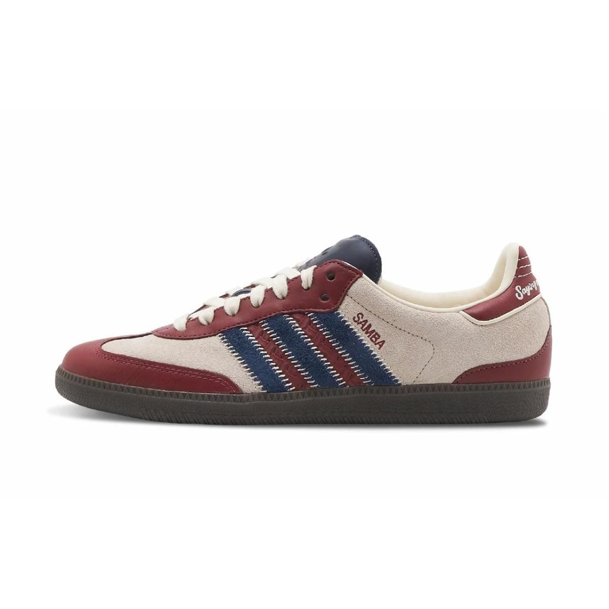 Кроссовки Adidas Originals Samba OG Beige/Red/Blue