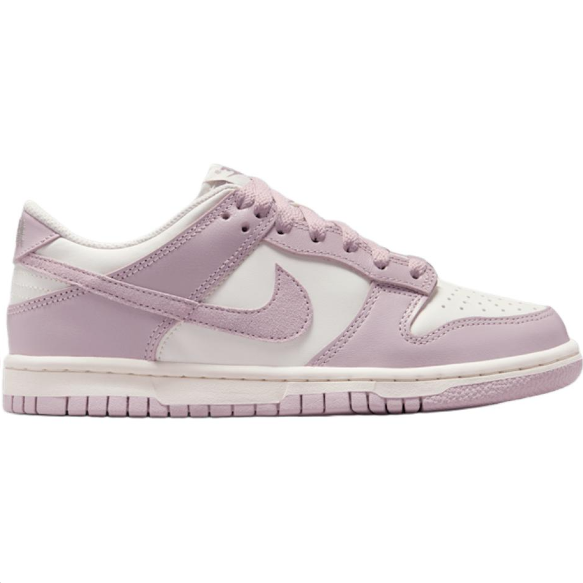 Подростковые кроссовки Nike Dunk Low Pink/White GS