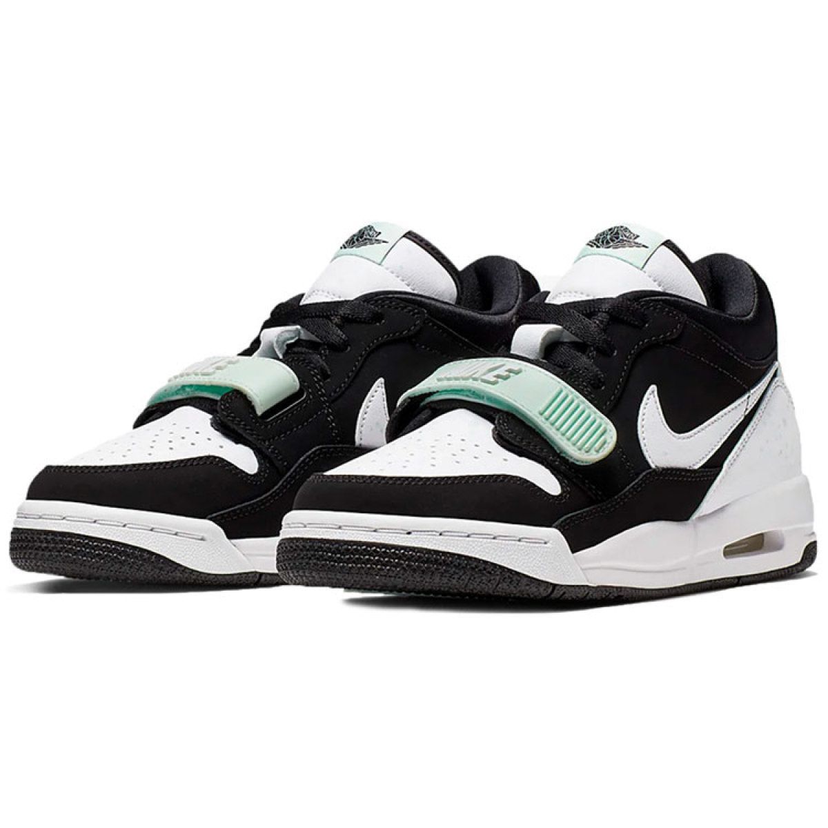 Подростковые кроссовки Air Jordan Legacy 312 Low Black White Teal Tint GS