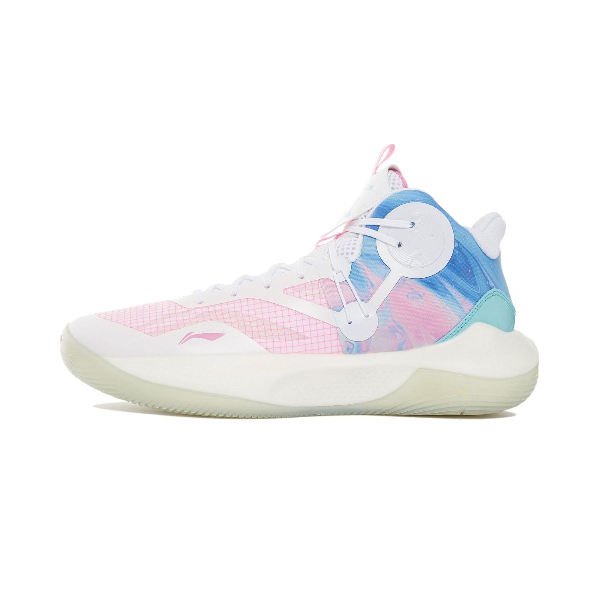 Мужские кроссовки LiNing 9 Team White/Pink/Blue