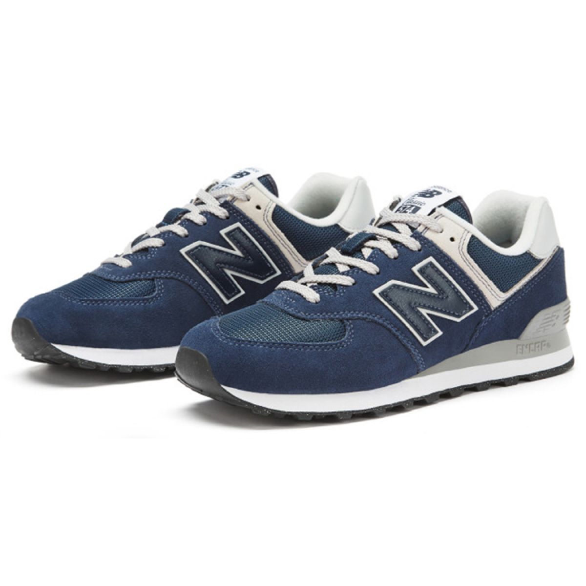 Кроссовки New Balance 574 Logo-patch Suede