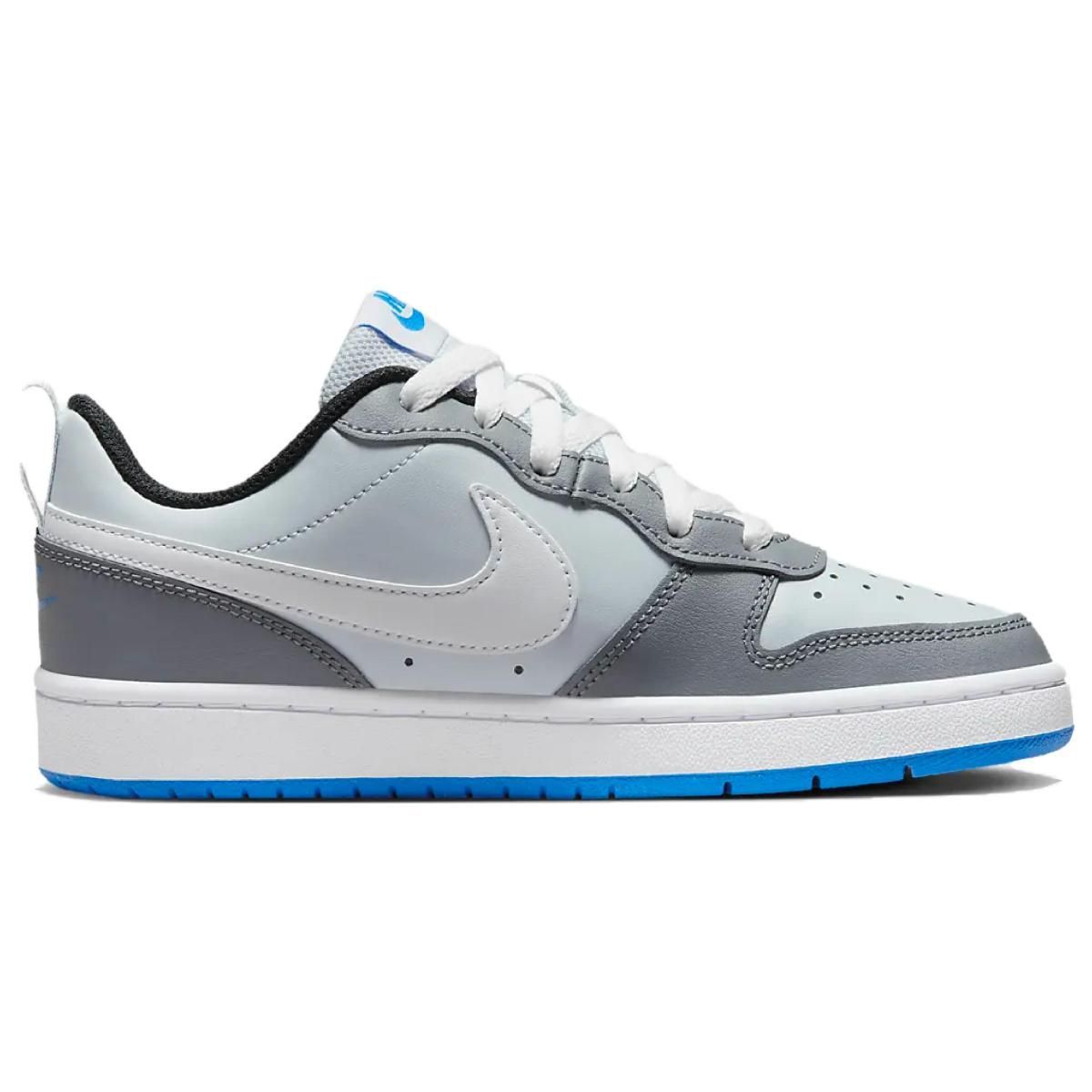 Подростковые кроссовки Nike Court Borough 2 Low "Pure Platinum Photo Blue" GS