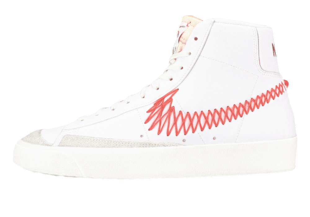 Кеды Nike Blazer '77 Mid Vintage Zig Zag White
