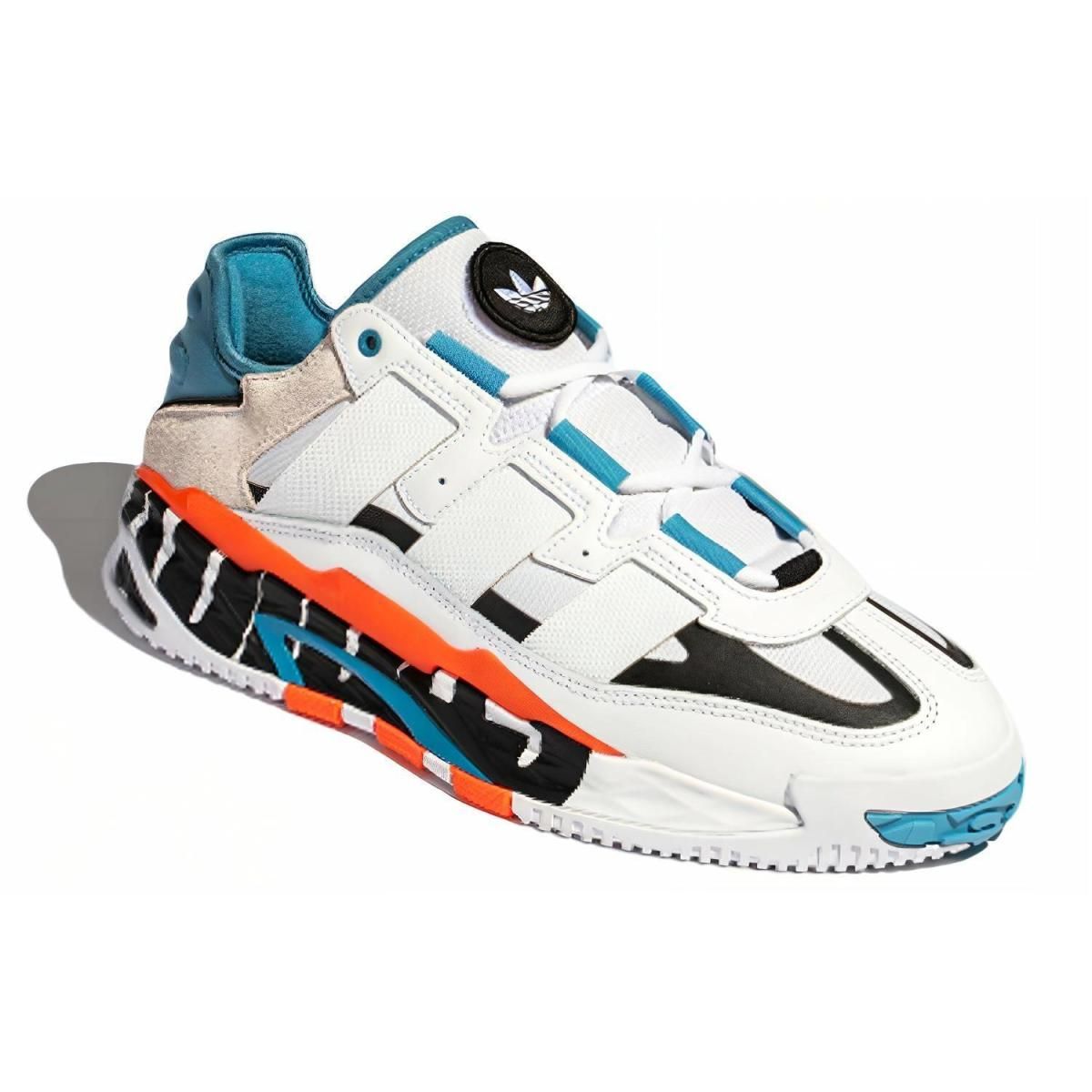 Кроссовки Adidas Originals Niteball Big Logo White/Blue
