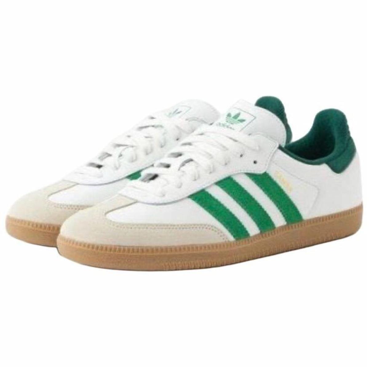 Кроссовки Adidas Originals Samba OG White/Green