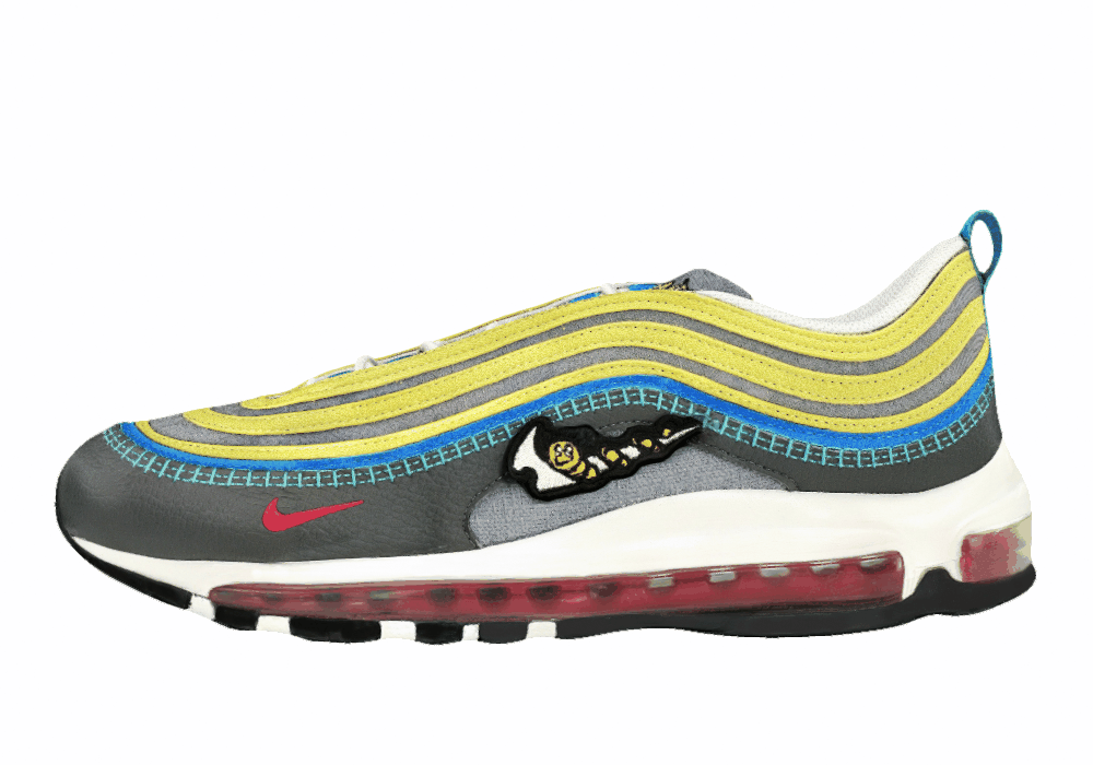 Мужские кроссовки Nike Air Max 97 SE Grey/Yellow