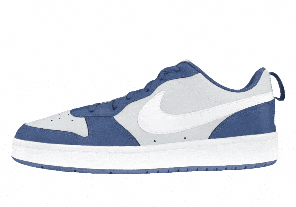 Подростковые Nike Court Borough Low 2 Grey/Navy GS