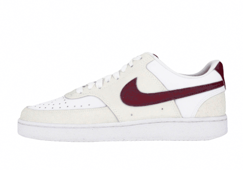 Женские кроссовки Nike Court Vision LO White/Burgundy
