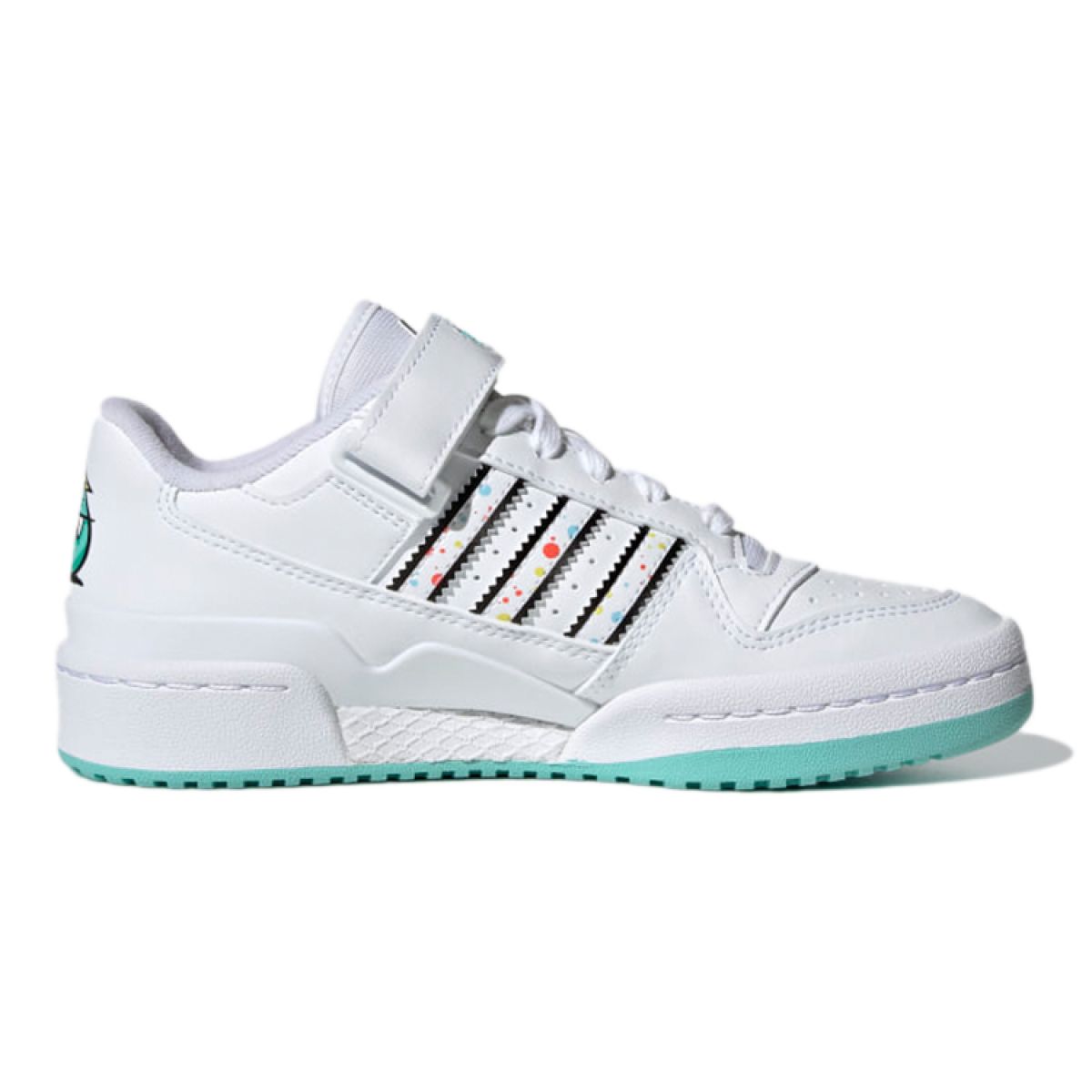 Подростковые кроссовки Adidas originals Forum Low "White" GS