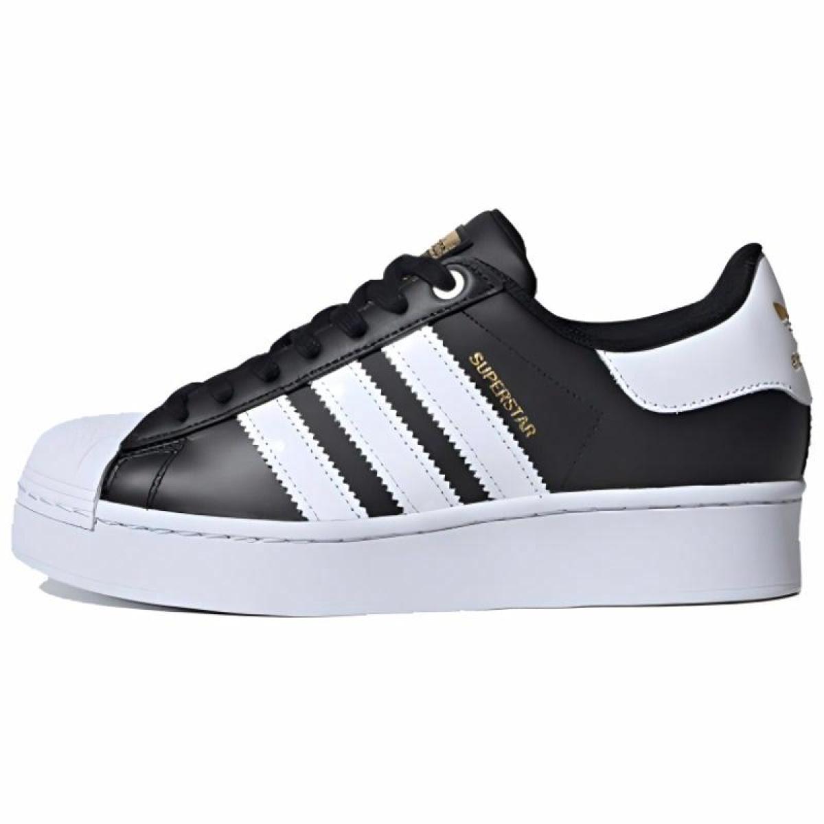 Женские кроссовки Adidas Originals Superstar Bold Black/White
