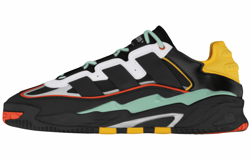 Кроссовки Adidas Originals Niteball 2.0 Black/White/Yellow