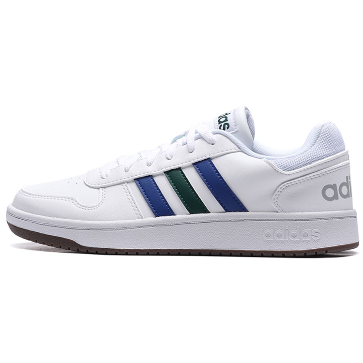 Мужские кроссовки Adidas neo Hoops 2.0 White/Blue/Green