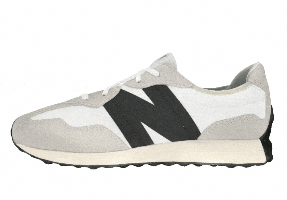 Подростковые кроссовки New Balance 327 Sea Salt Black GS