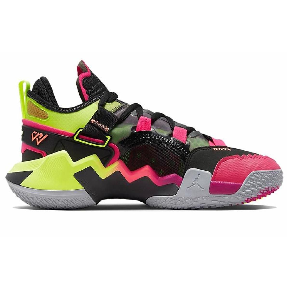 Мужские кроссовки Air Jordan Why Not.5 PF Black/Yellow/Pink