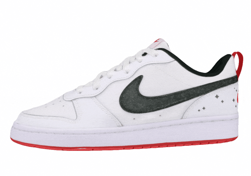 Подростковые кроссовки Nike Court Borough 2 Low White Very Berry GS