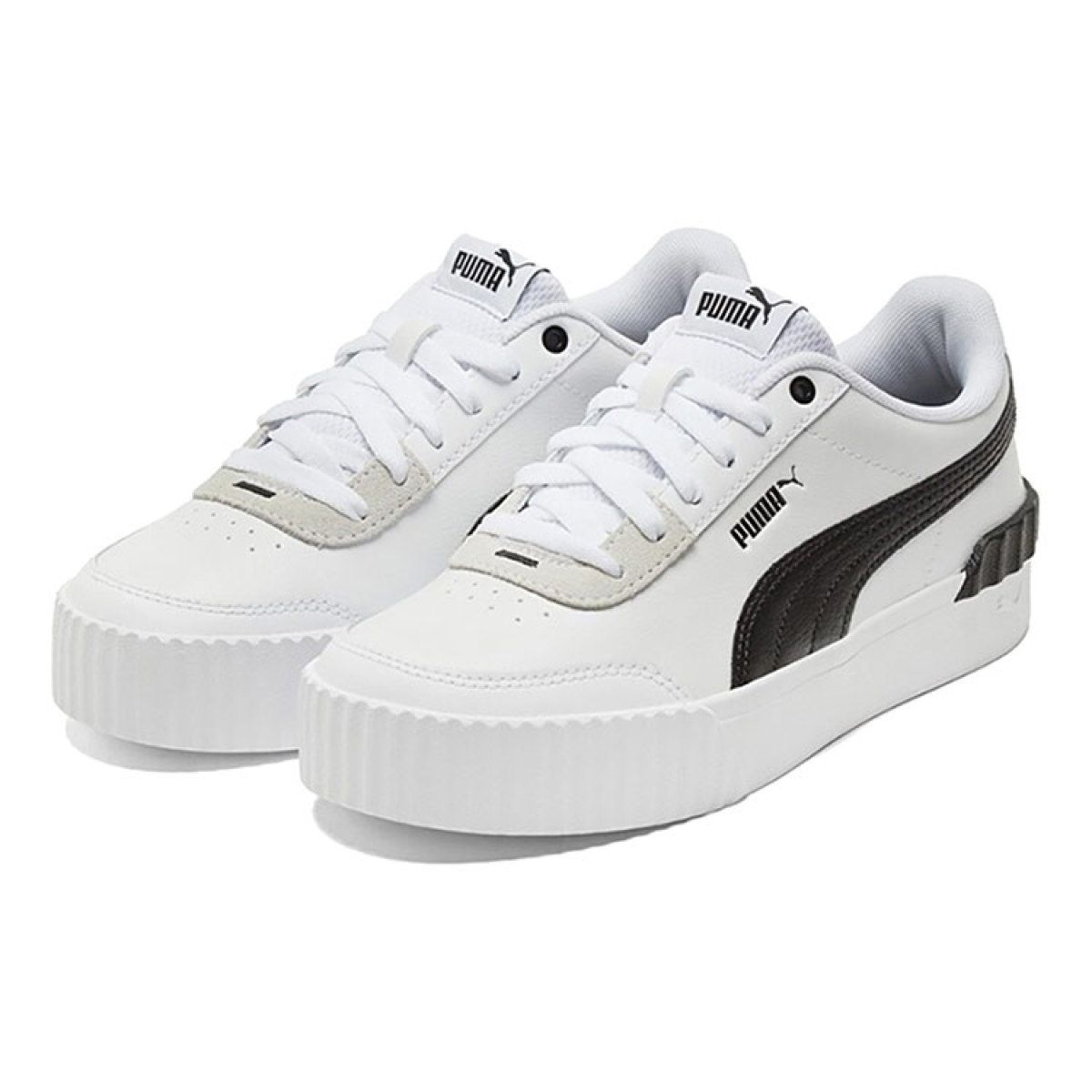 Женские кеды Puma Carina Lift White/Black/Grey