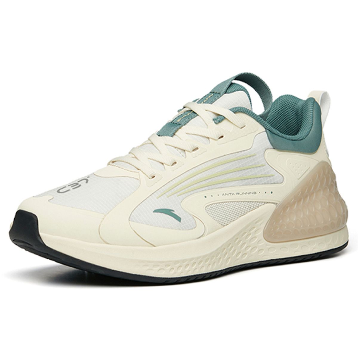 Мужские кроссовки Anta C37+ Light Beige/Long Walk Green