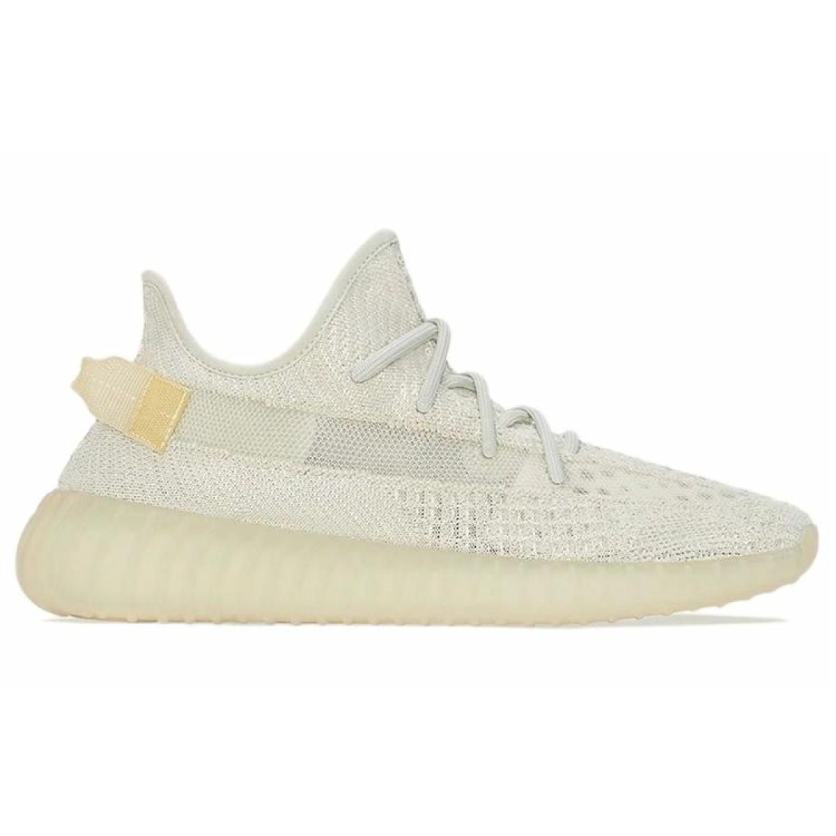 Кроссовки Adidas Yeezy Boost 350 V2 'Light' White/Light Yellow