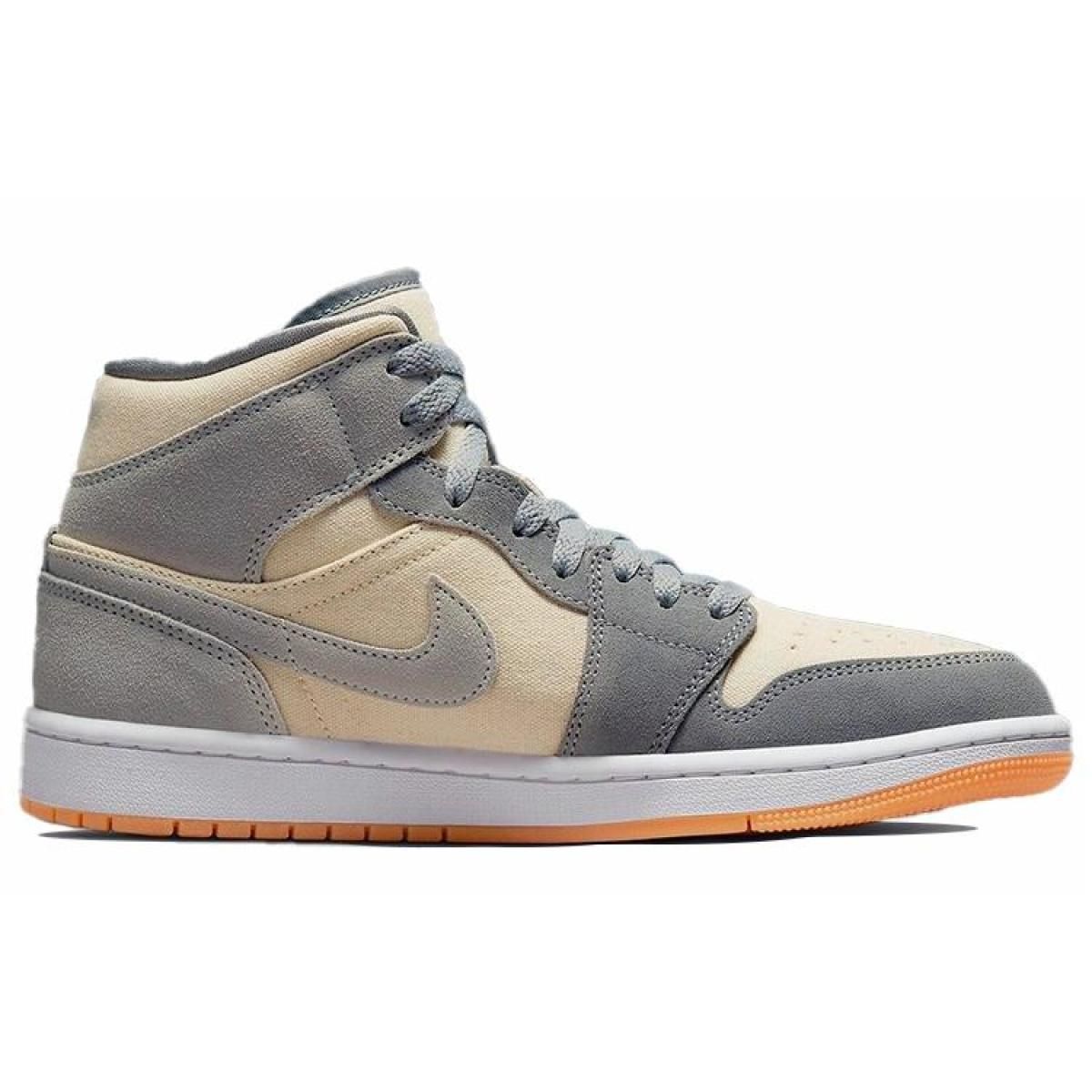Мужские кроссовки Air Jordan 1 Mid SE Coconut Milk/Particle Grey