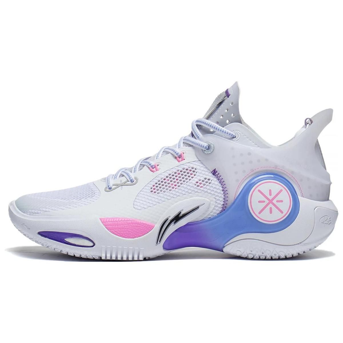 Мужские кроссовки LiNing Wade Fission 8 White/Blue/Purple/Pink