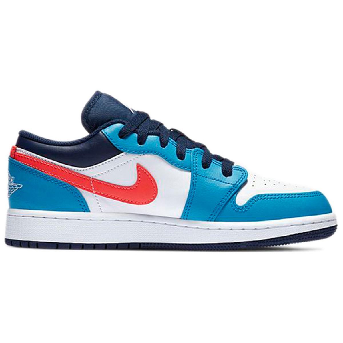 Подростковые кроссовки Air Jordan 1 Low Game Time Blue GS